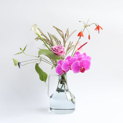 ミディファレノのアソート & ライトリー GLASS Flower vase Flask