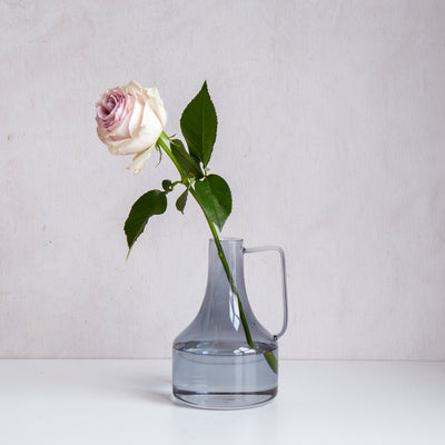 ライトリー GLASS Flower vase Flask, grey